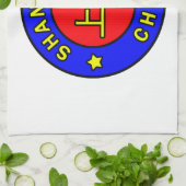 上海中国 キッチンタオル (折り畳み)