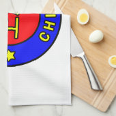 上海中国 キッチンタオル (四つ折り)