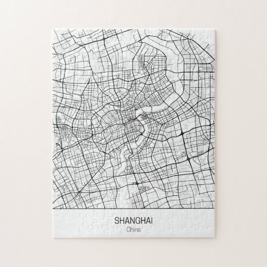 上海中国 ジグソーパズル (縦)