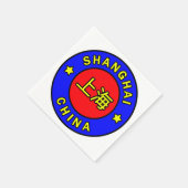 上海中国 スタンダードカクテルナプキン (角)