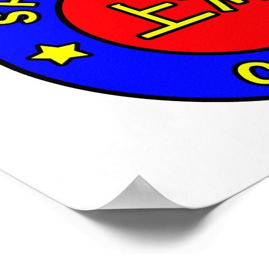 上海中国 ポスター (角)