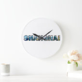 上海中国 ラージ壁時計 (ホーム)