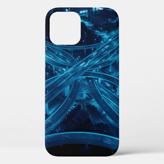上海柳街道夜行橋越し Case-Mate iPhoneケース (裏面)