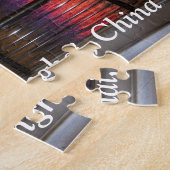 上海浦東新区の中国 ジグソーパズル (側面)