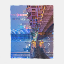 上海金融地区カスタムフリースブランケット フリースブランケット