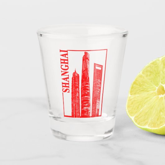 上海 ショットグラス (正面)