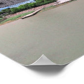 上海、中国スカイライン ポスター (角)