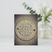 上海、中国ユーティリティのカバーポストカード ポストカード (スタンド正面)