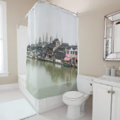 上海、中国、2017年3月30日、木造の歴史的武井 シャワーカーテン (インサイチュ)