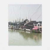 上海、中国、2017年3月30日、木造の歴史的武井 フリースブランケット (正面)