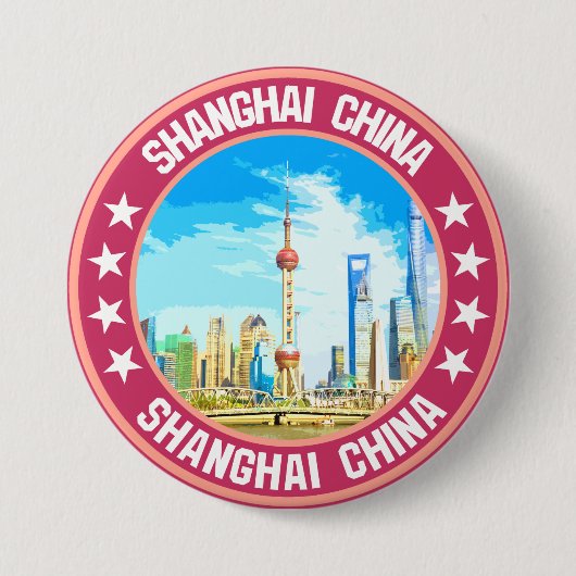 上海 缶バッジ (正面)