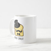 上皮おもしろいパン コーヒーマグカップ (正面左)