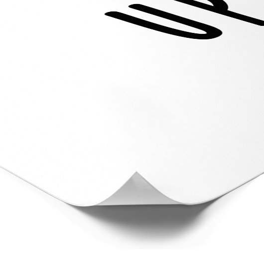 上皮おもしろいパン ポスター (角)