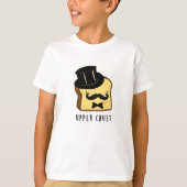 上皮おもしろいパン Tシャツ (正面)