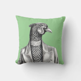 上着にキジ頭が切れるアリ（モエギ） クッション