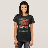 上知流空手レトロヴィンテージ80sスタイル tシャツ (正面フル)