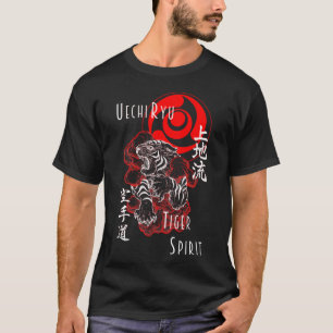 上知流空手堂タイガー精霊武術アーツ武道 Tシャツ