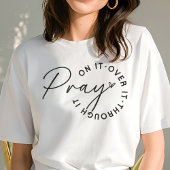 上祈に、上に、それを通して トライブレンドTシャツ