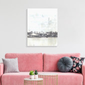 上空の地平線 – ニュートラルカラー キャンバスプリント (インサイチュ (リビング))