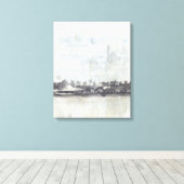 上空の地平線 – ニュートラルカラー キャンバスプリント (インサイチュ (ウッドフロア))
