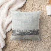 上空の地平線 – ニュートラルカラー クッション (ブランケット)