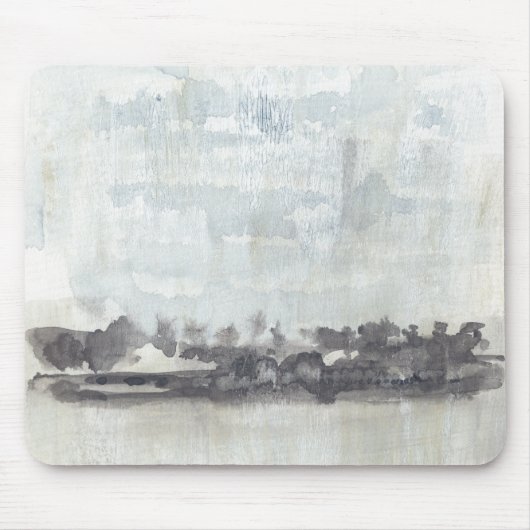 上空の地平線 – ニュートラルカラー マウスパッド (正面)