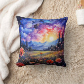 上空の星空 クッション (ブランケット)