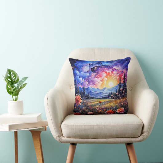 上空の星空 クッション (椅子)