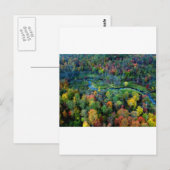 上空の景色 ポストカード (正面/裏面)