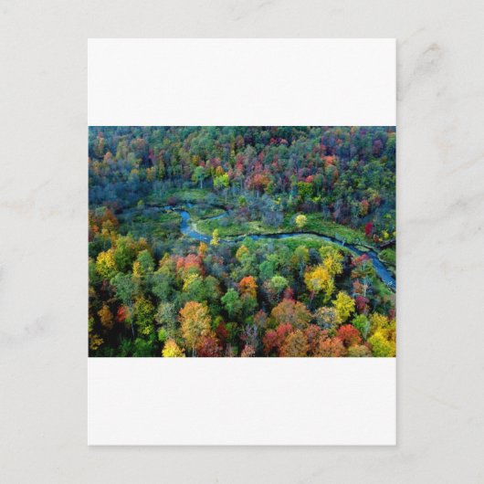 上空の景色 ポストカード (正面)