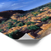 上空を雲が吹き飛ぶ ポスター (角)