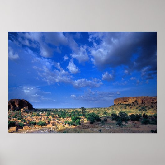 上空を雲が吹き飛ぶ ポスター (正面)