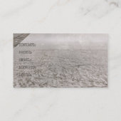 上空表示ヴィンテージLand Grid Scenery Boundaries 名刺 (裏面)