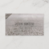 上空表示ヴィンテージLand Grid Scenery Boundaries 名刺 (正面)