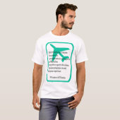 上空飛行 Tシャツ (正面フル)