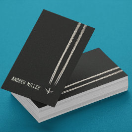 上空/高高度飛行機パイロットで 名刺