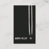 上空/高高度飛行機パイロットで 名刺 (正面)