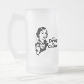 上等のTシャツの私の薬剤 フロストグラスビールジョッキ (左)