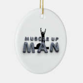 上筋肉人 セラミックオーナメント (右)