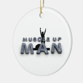 上筋肉人 セラミックオーナメント (左)