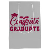 上級おめでとう院生 ミディアムペーパーバッグ (裏面)