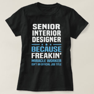 上級インテリア設計者 Tシャツ