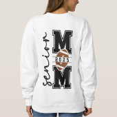 上級クラス2025ママ卒業シニアTシャツ スウェットシャツ (裏面)