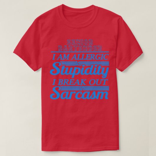 上級バーテンダー2 Tシャツ (デザイン正面)