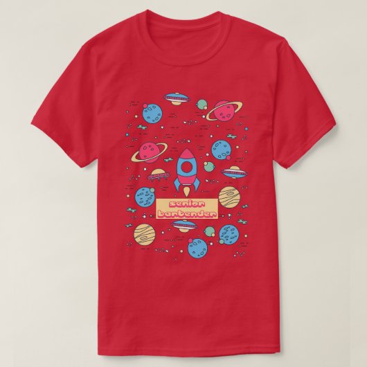 上級バーテンダー3 Tシャツ (デザイン正面)