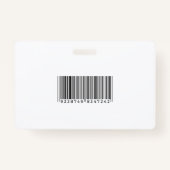 上級ビジネスマン |バーコード バッジ (裏面)