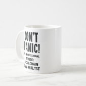 上級ブロックチェーンデータアナリスト コーヒーマグカップ (正面左)