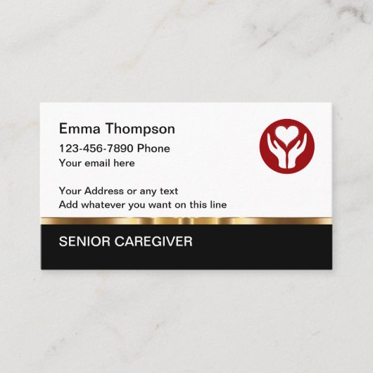 上級介護士の名刺 名刺 (正面)