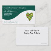 上級介護者の名刺 名刺 (正面/裏面)