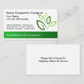 上級介護者の名刺 名刺 (正面/裏面)